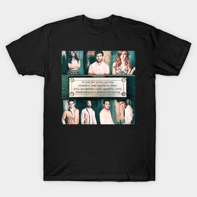 Shadowhunters Cast T-Shirt by vickytoriaq